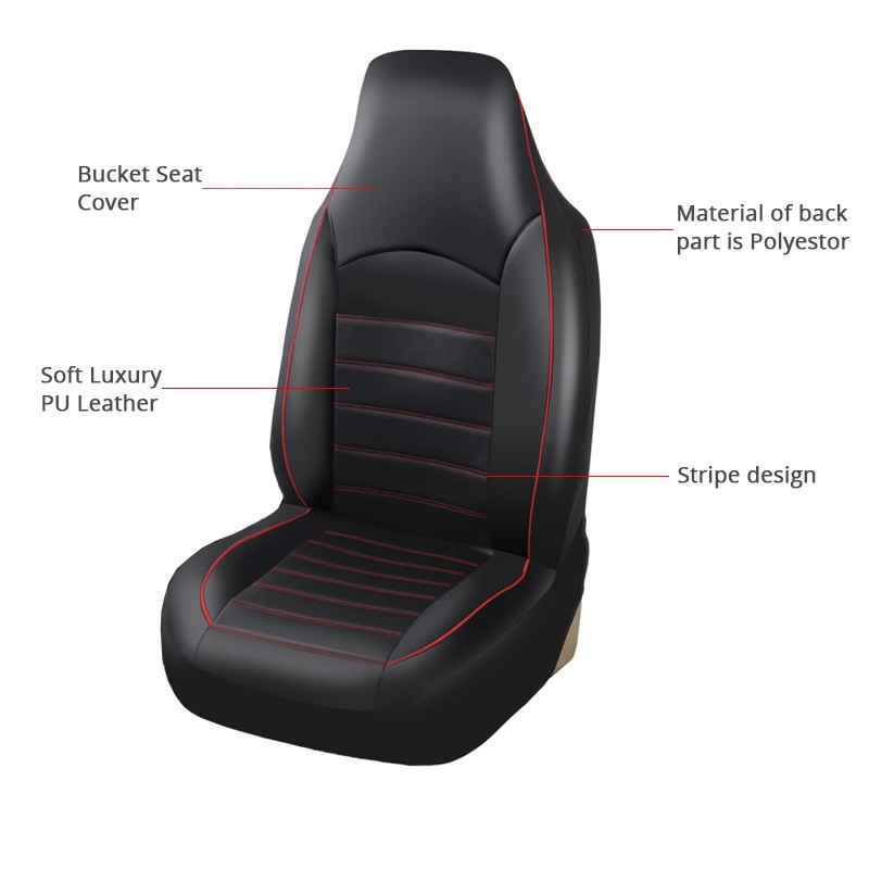 Car Universal Front Seat Cover Leather Interior Ee Philippines - Leather Semi Truck Seat Covers