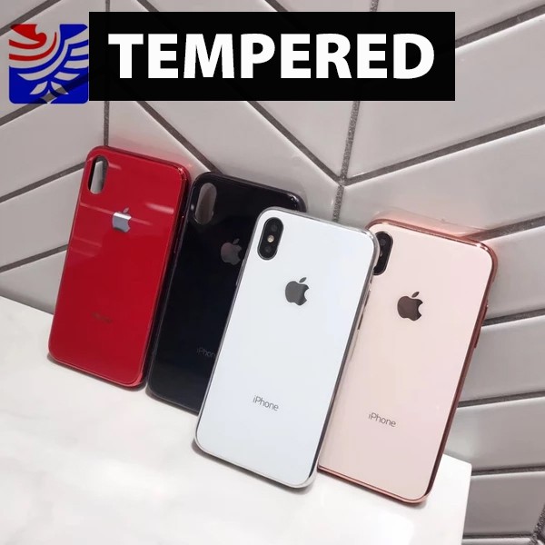 Colored Stained Tempered Glass Case Iphone X Xs Max Xr 6 6s 7 8 Plus 5 5s Se Shopee Philippines