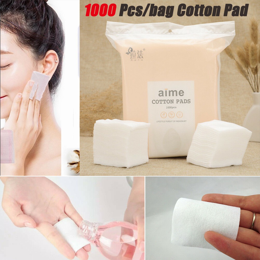 thin cotton pads