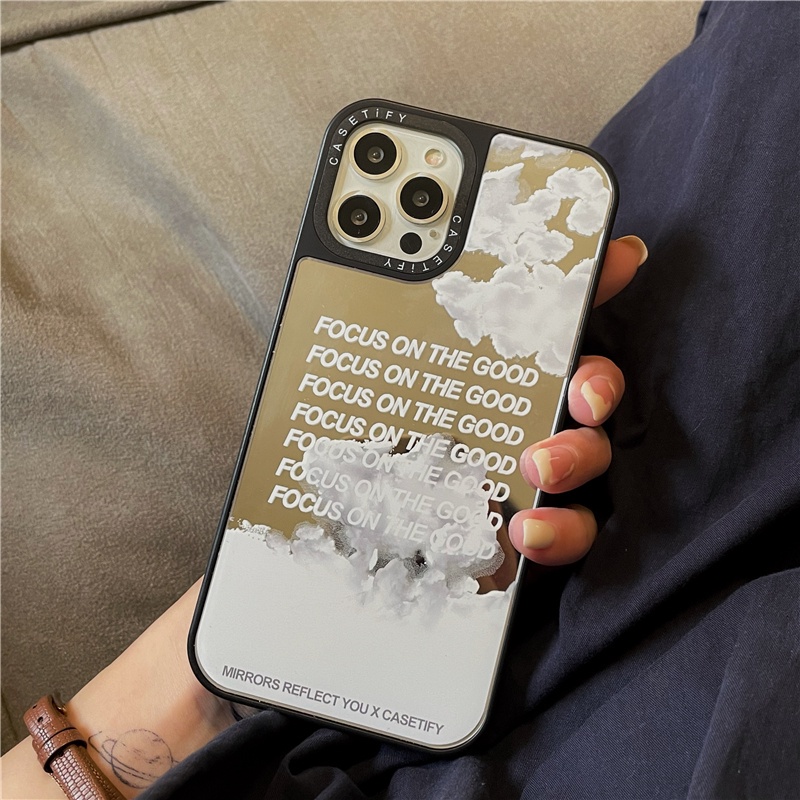 CASETiFY Clouds Mirror Case iPhone 13 Pro MAX 12 11 Pro MAX XR X XS MAX