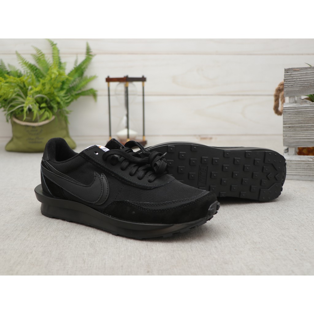 black non slip running shoes