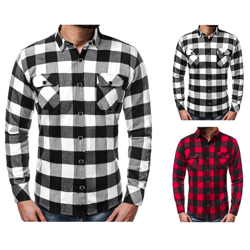 slim fit plaid shirts