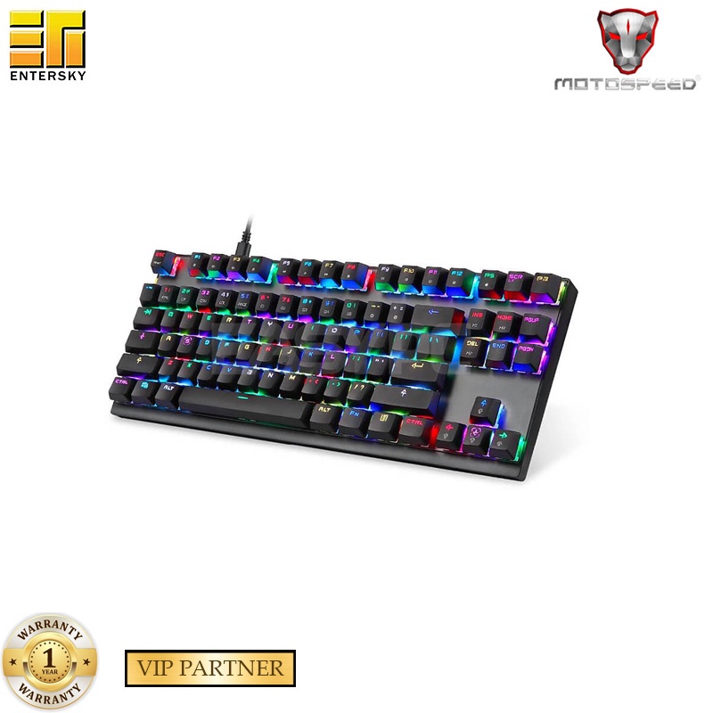 Motospeed K82/CK82 RGB 87 Keys Gaming Mechanical Keyboard Outemu Switch ...
