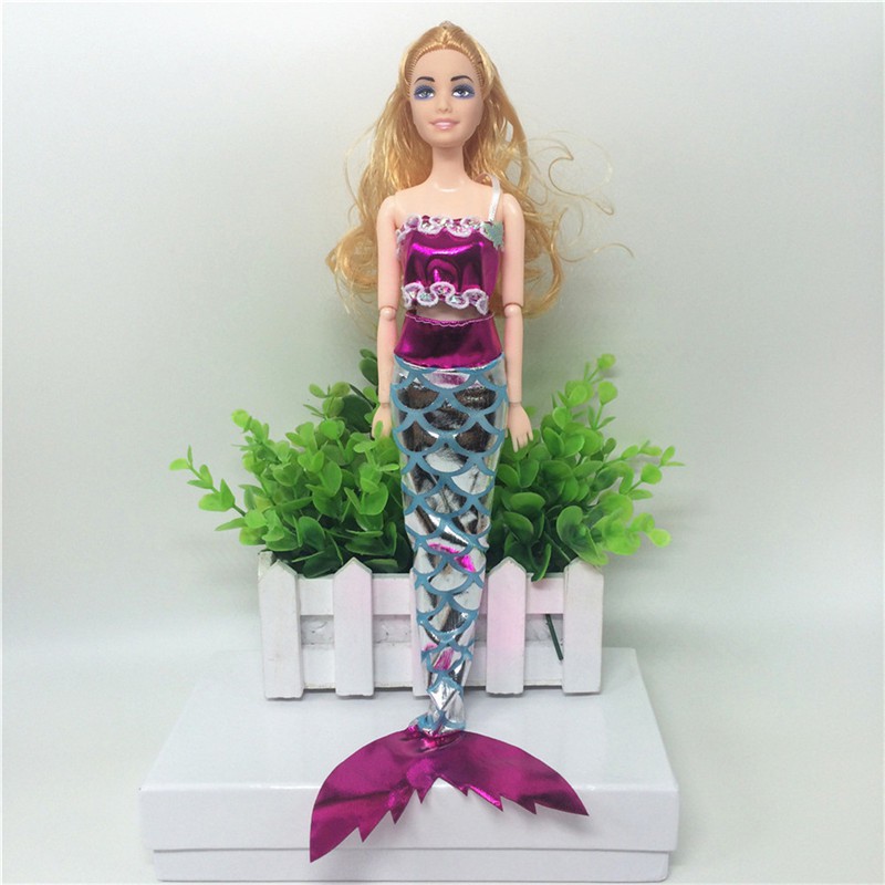 3Pcs Glittering Mermaid Doll Clothes Accessories Girls Gift Fit 30cm  Doll 