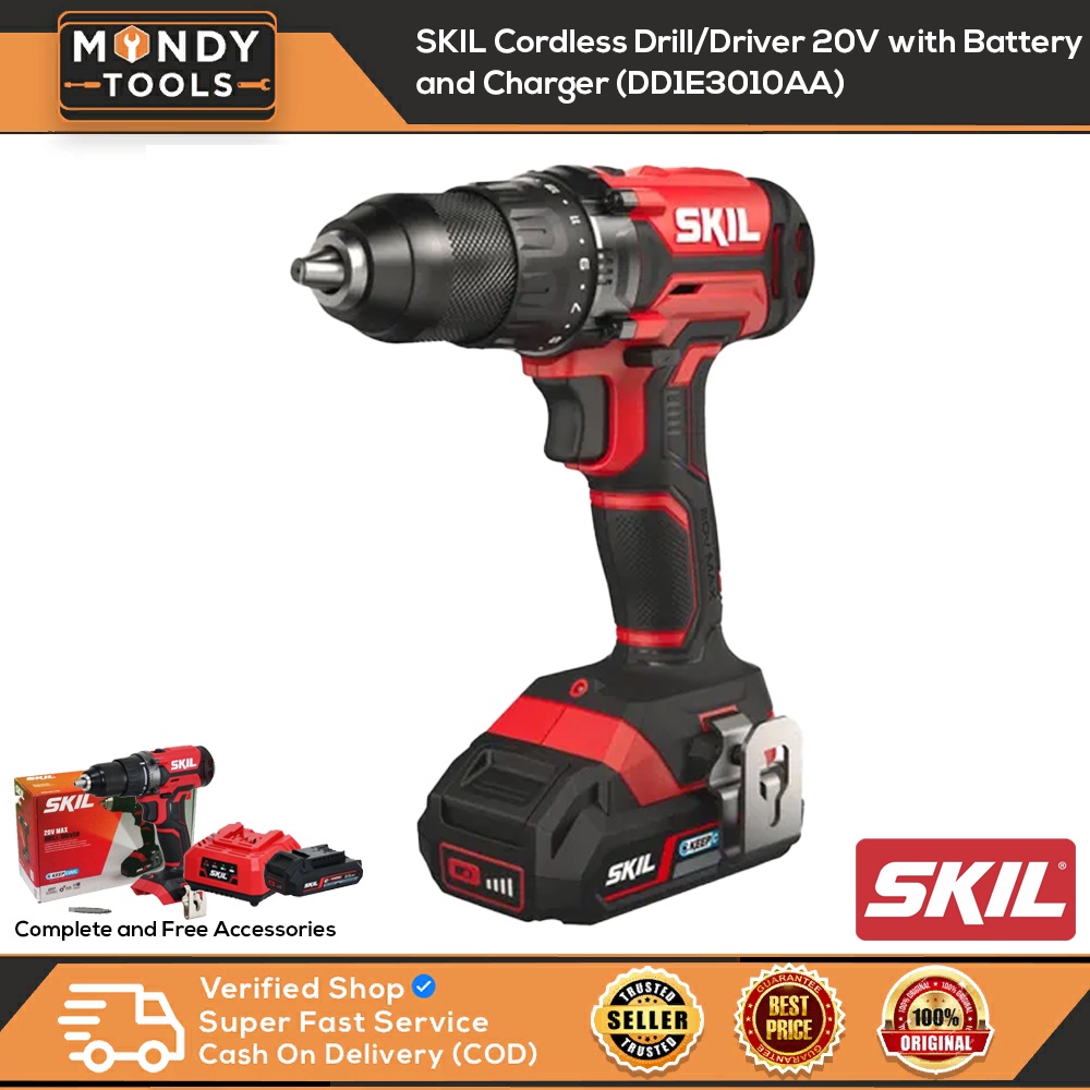 SKIL Cordless Drill/Driver 20V with Battery and Charger (DD1E3010AA