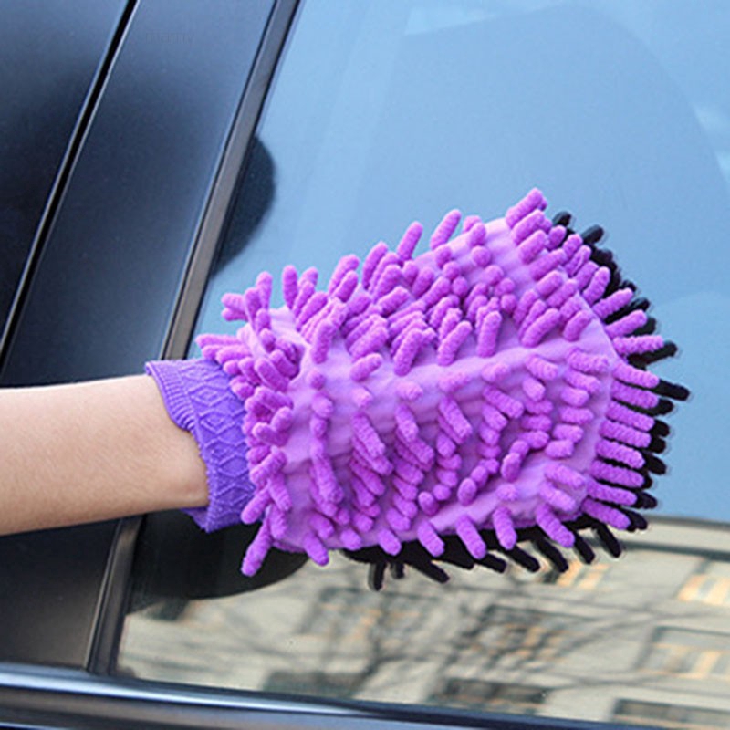 Super Microfiber Car Cleaning Gloves,Absorbent Water Soft Car Care