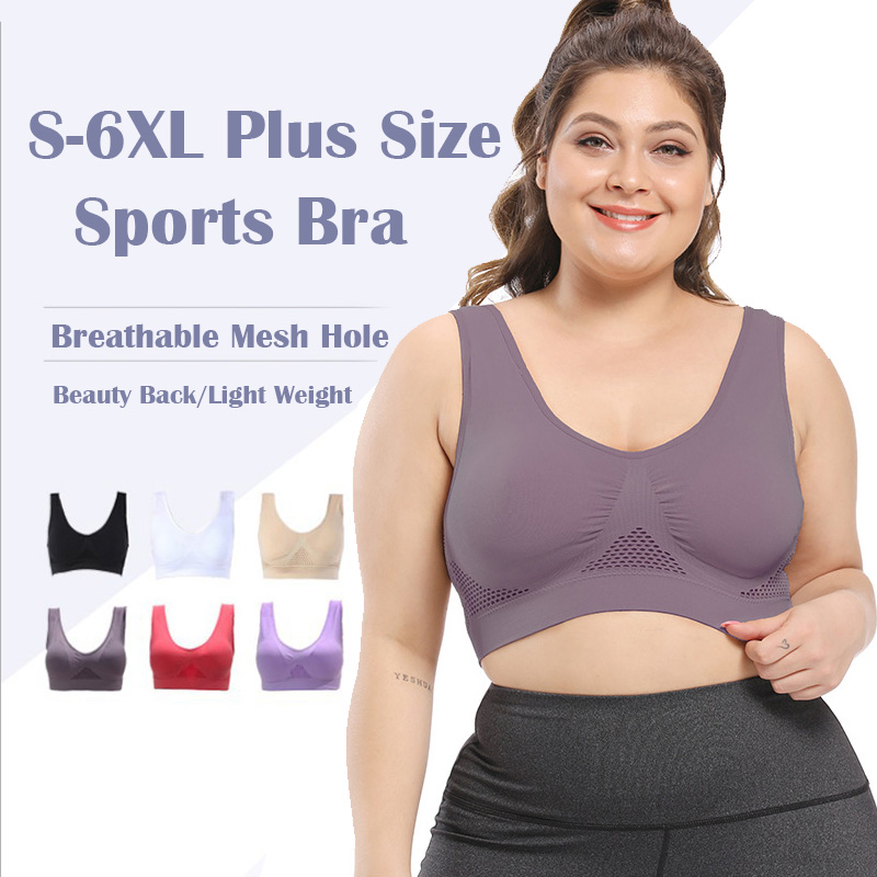 cheap plus size sports bra