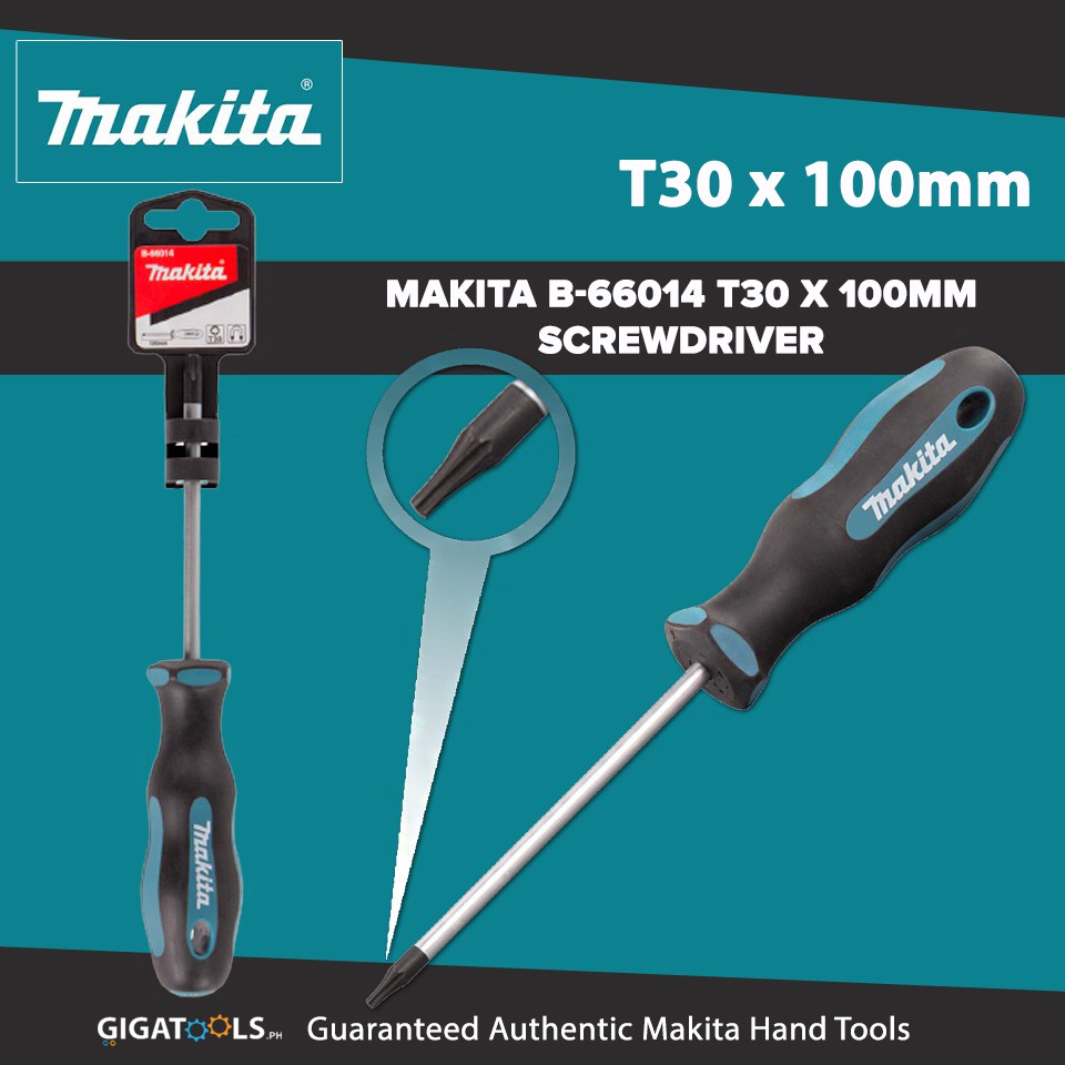 Makita B-66014 T30 X 100mm Screwdriver | Shopee Philippines