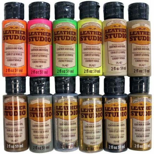 leather studio black paint