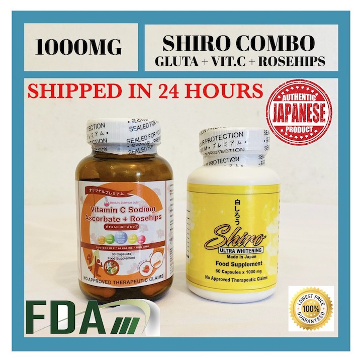 Authentic SHIRO GLUTATHIONE COMBO MADE IN JAPAN Shopee Philippines