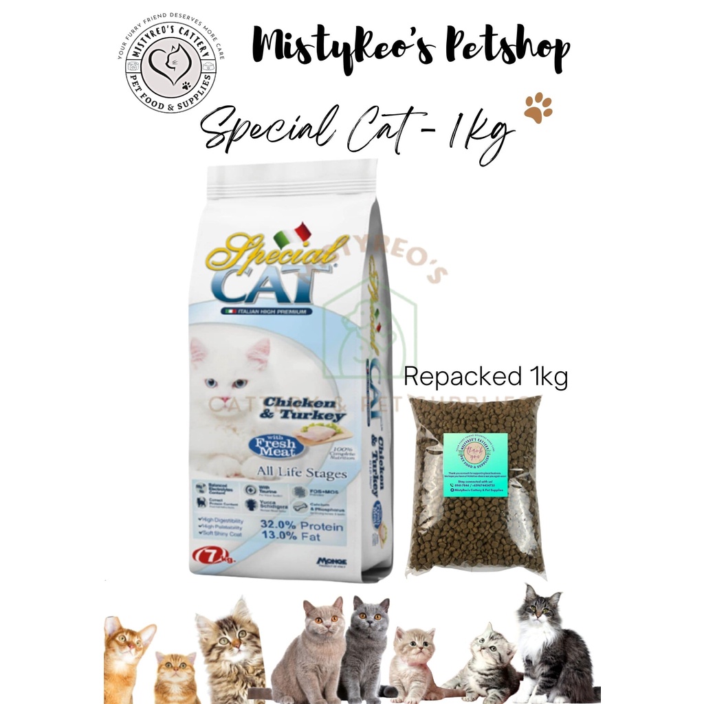 Special Cat - Chicken & Turkey 1kg (REPACKED & SEALED) | Shopee Philippines