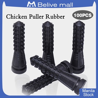 100pcs/set Poultry Hair Removal Stick Chicken Plucker Rubber Finger Glue Stick Chicken Puller Rubber