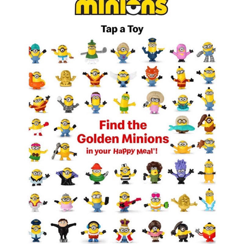 minions 2 happy meal