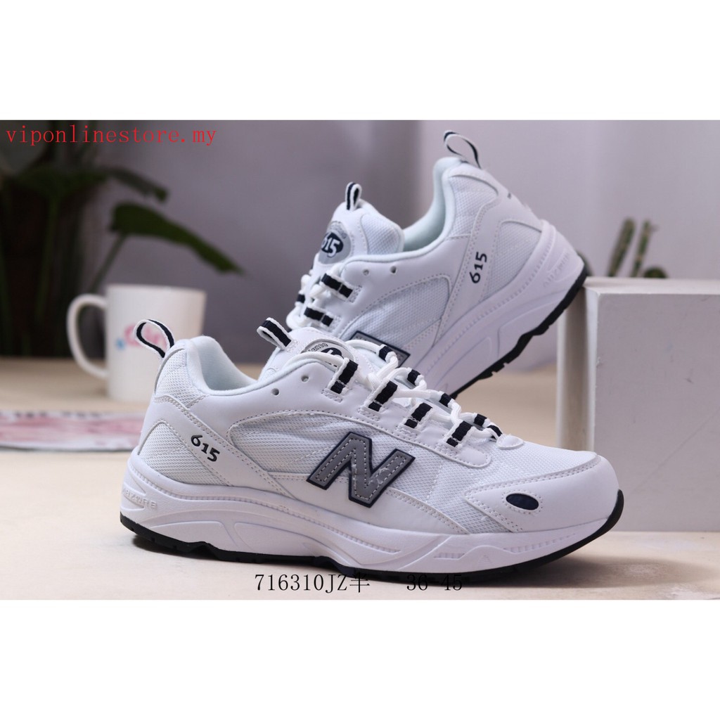 Original New Balance 615 Men Women Sports Running Walking shoes white |  Shopee Philippines