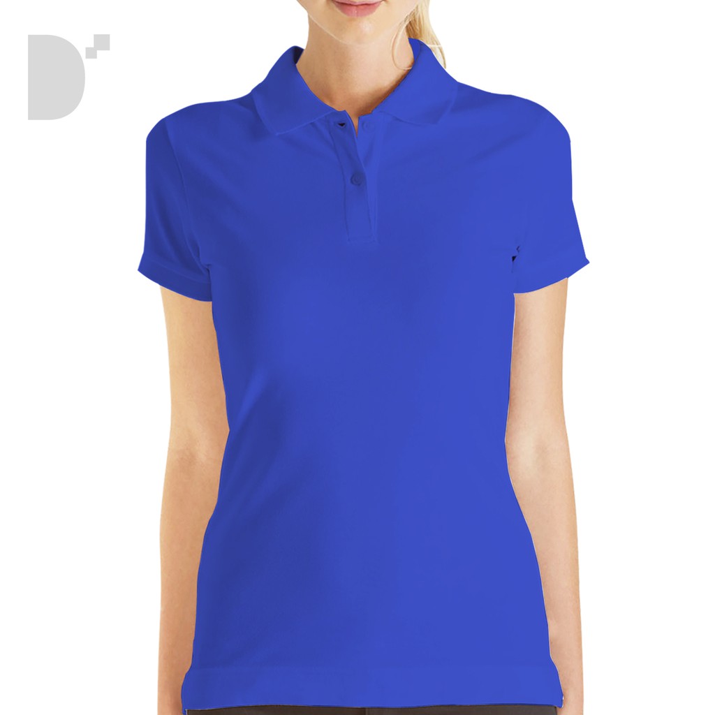 Polo Shirt For Ladies in Royal Blue 