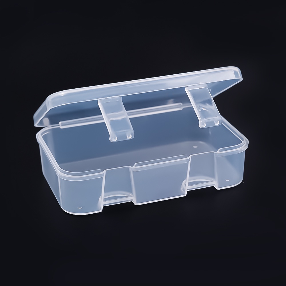 Clear Lidded Small Plastic Box For Trifles Parts Tools Storage Box ...