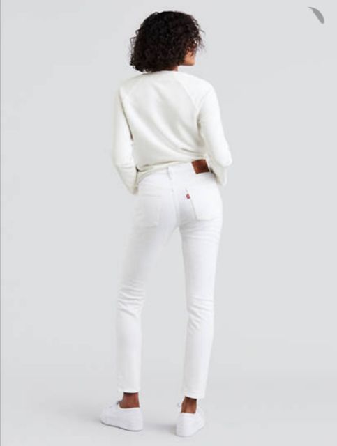 levis 505 womens white jeans