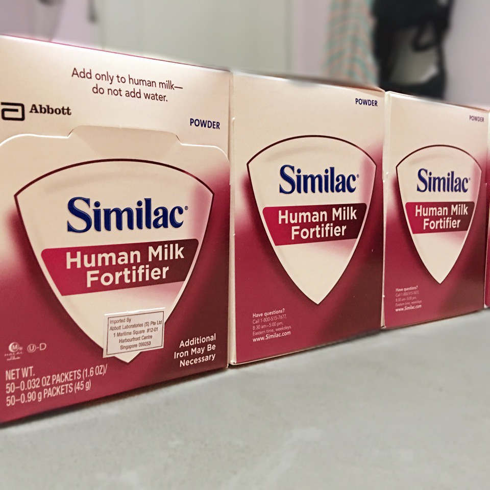 Similac human milk fortifier powder store 50 packets