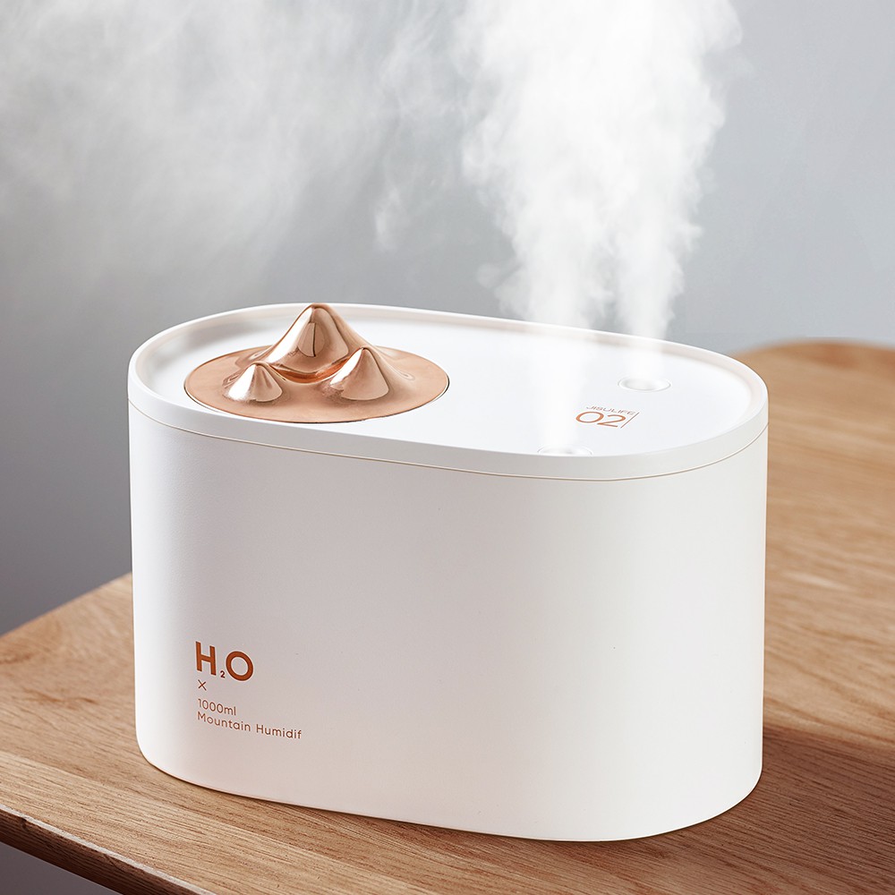 JISULIFE 1000 ml Humidifiers, Ultrasonic Cool Mist Humidifier with Dual