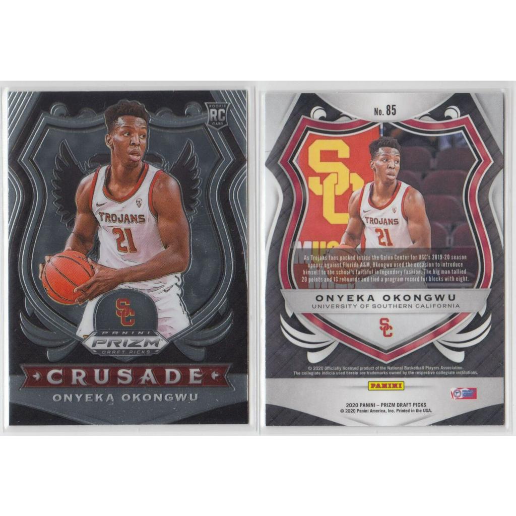 2020-21 Panini Prizm Draft Picks Crusade Onyeka Okongwu #85 RC (NBA Card) |  Shopee Philippines