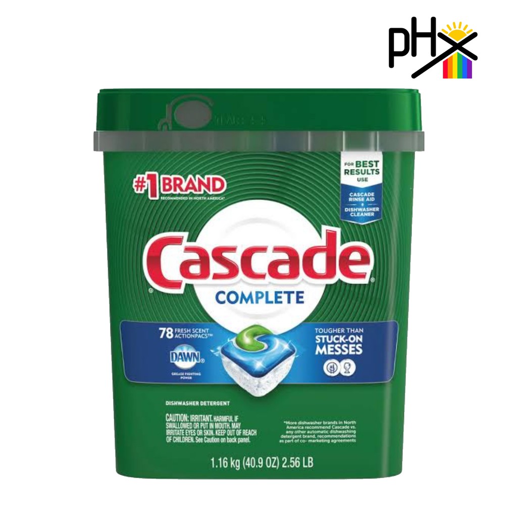 Cascade Complete Dishwashing Tablets 78 count sealed / unopened