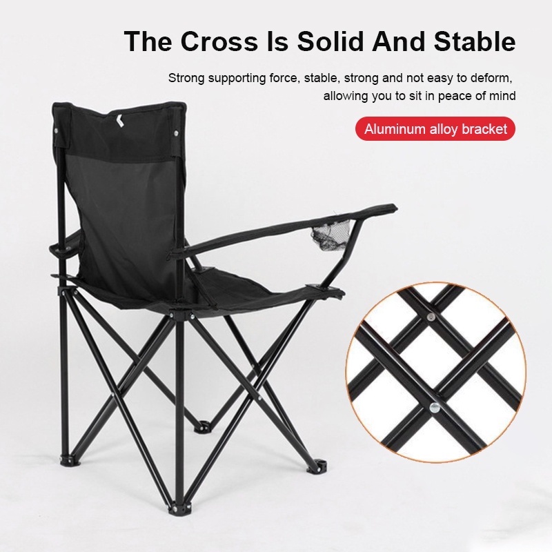 Buy One Take One Camping Chair Portable Folding Chair Applicable To Outdoor Chair For Beach Fishing — view 3
