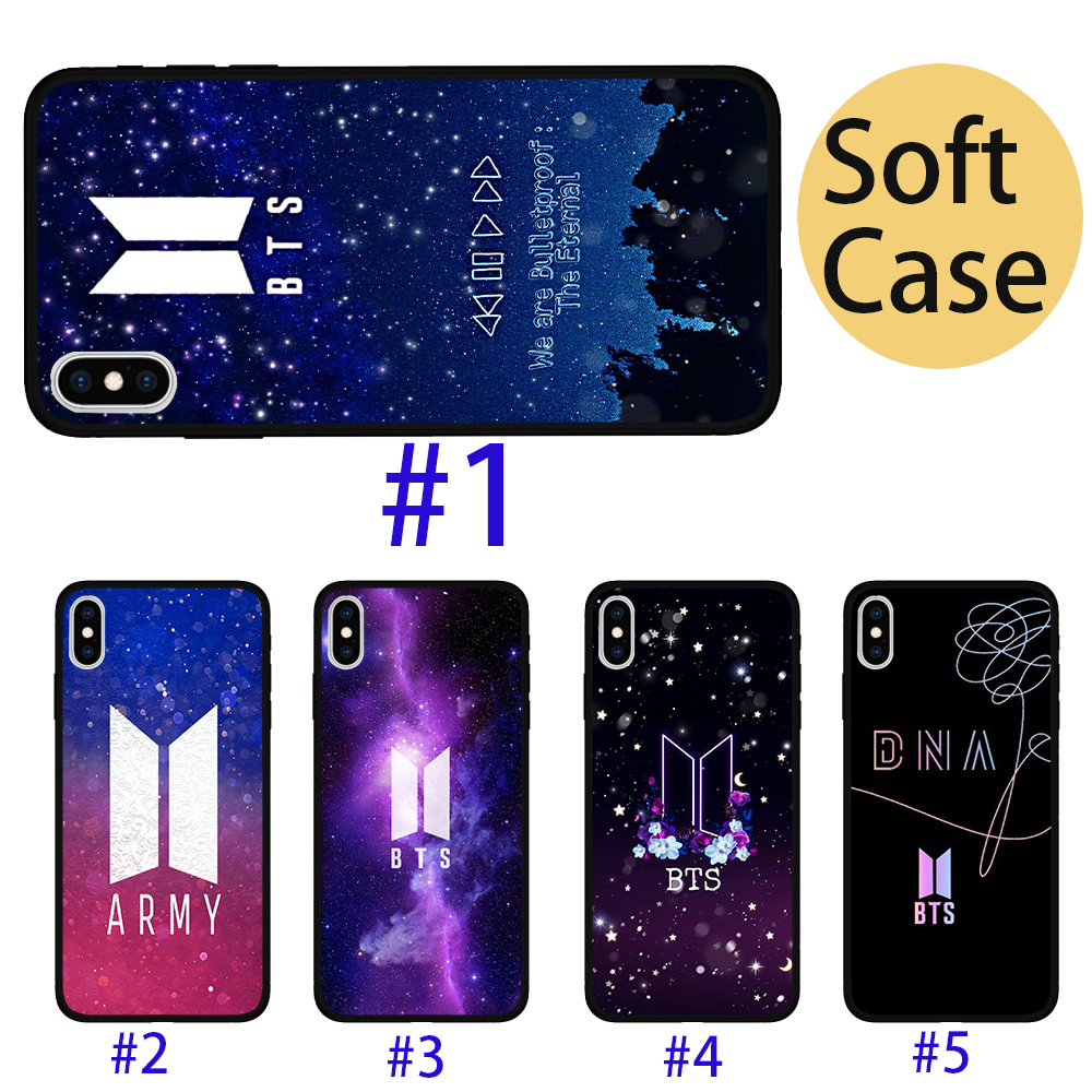 Casing Silicone BTS I Purple You Army DNA LOGO For Vivo