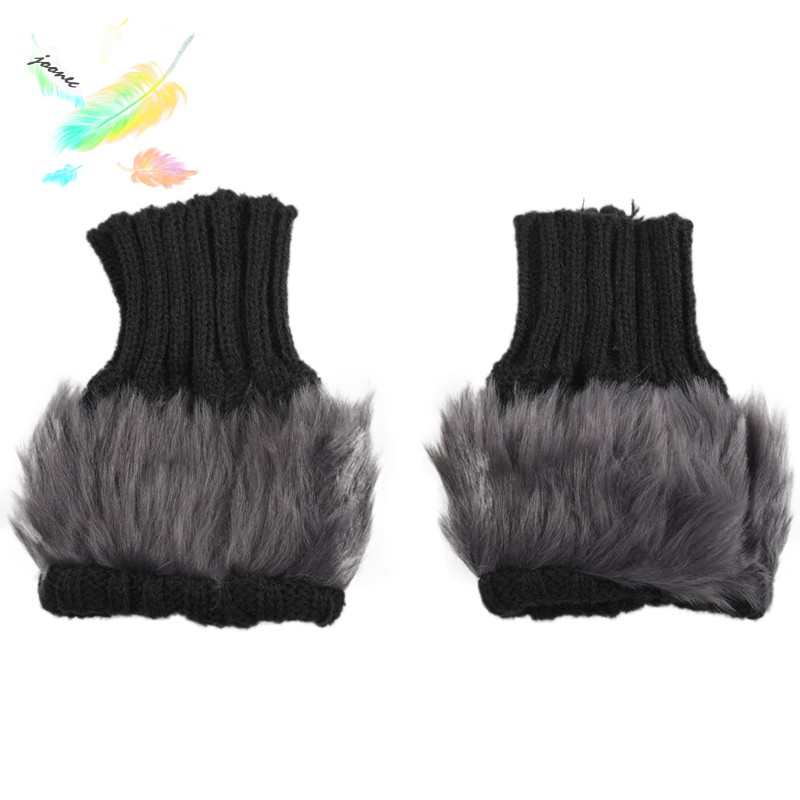 shaggy faux fur boots