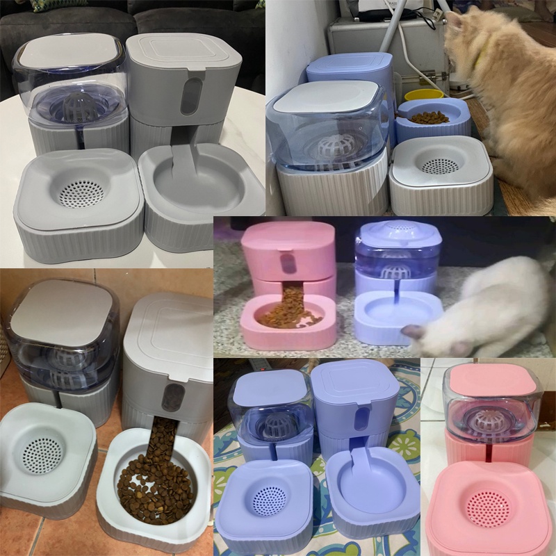 （hot）Automatic Pet Feeder water food feeder 1.8L dog cat water fountain bowl cat drinking fountain #8