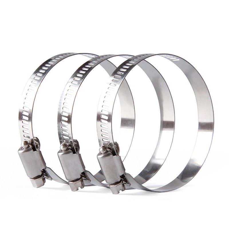 Air Hose Clamp Tri Clamp Adjustable Fuel Line Pipe Clip Pipe Clamp Tube Fastener Drive