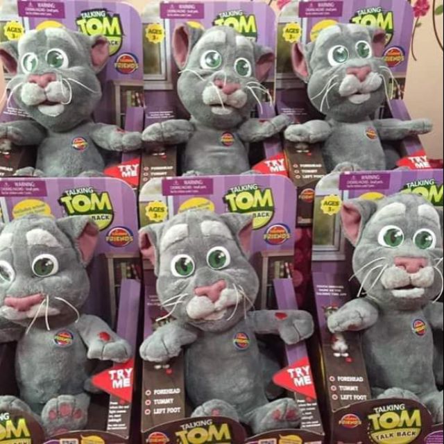 talking tom soft toy