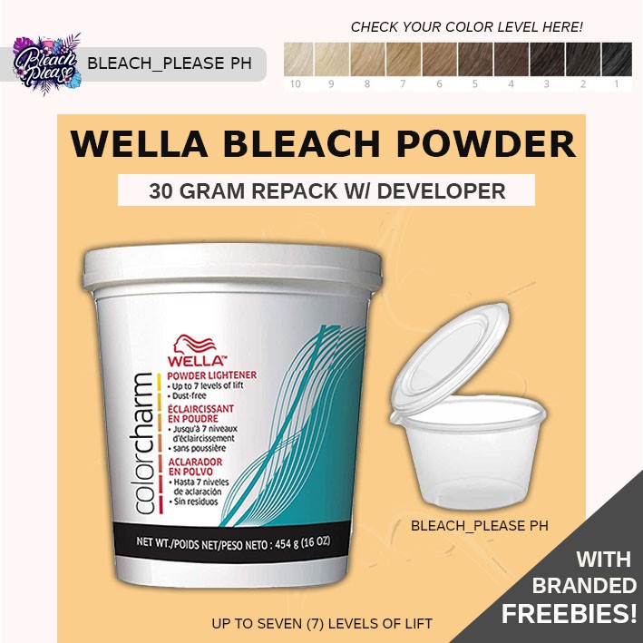 Wella Bleaching Powder 30g Repack Authentic Shopee Philippines