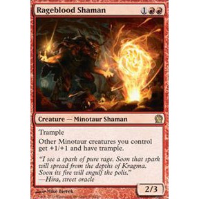 Magic Card Rageblood Shaman Theros MTG 