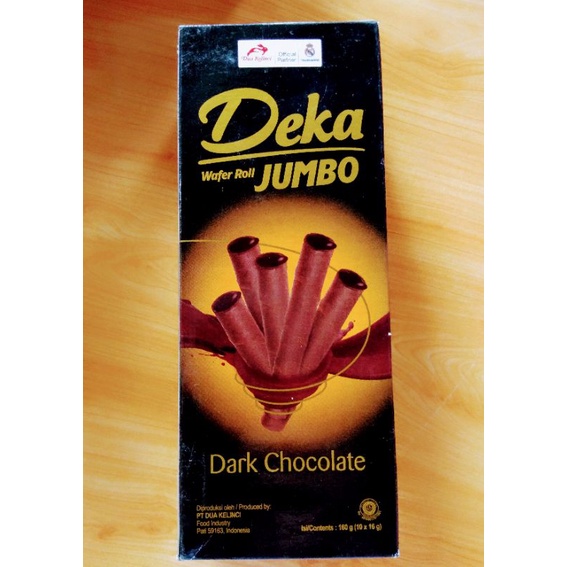 deka jumbo wafer roll (dark chocolate & choco2x flavor) Shopee Philippines