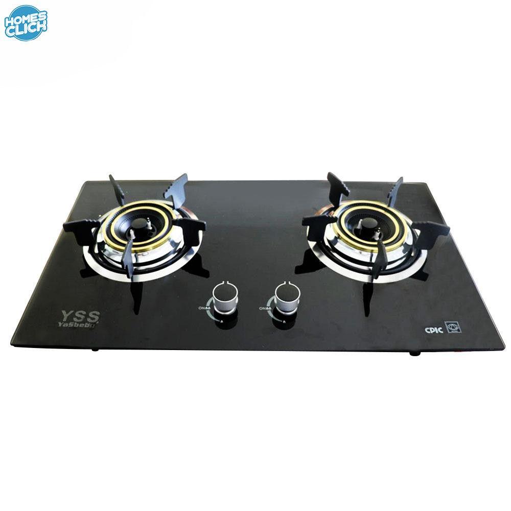 Homesciick Yss Bq Y137 Lpg Auto Burner Tempered Glass Gas Stove