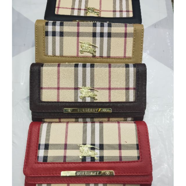 Burberry women's hand wallet trifold boutique large 022# | Shopee  Philippines