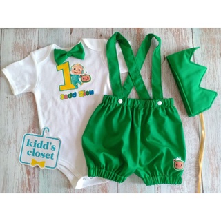 Cocomelon Costume Birthday Set with free name