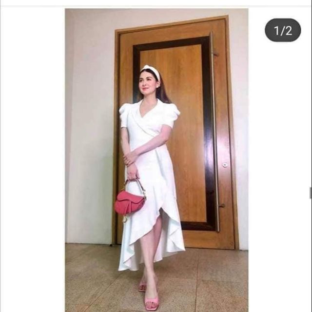 casual white dress for wedding