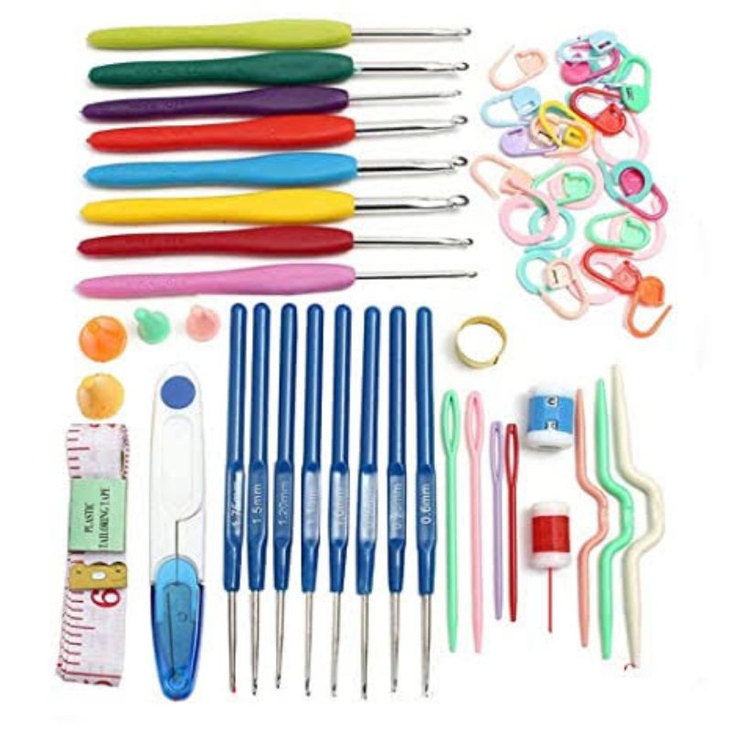 Crochet Hook Set aluminium ideal to all level Shopee Philippines