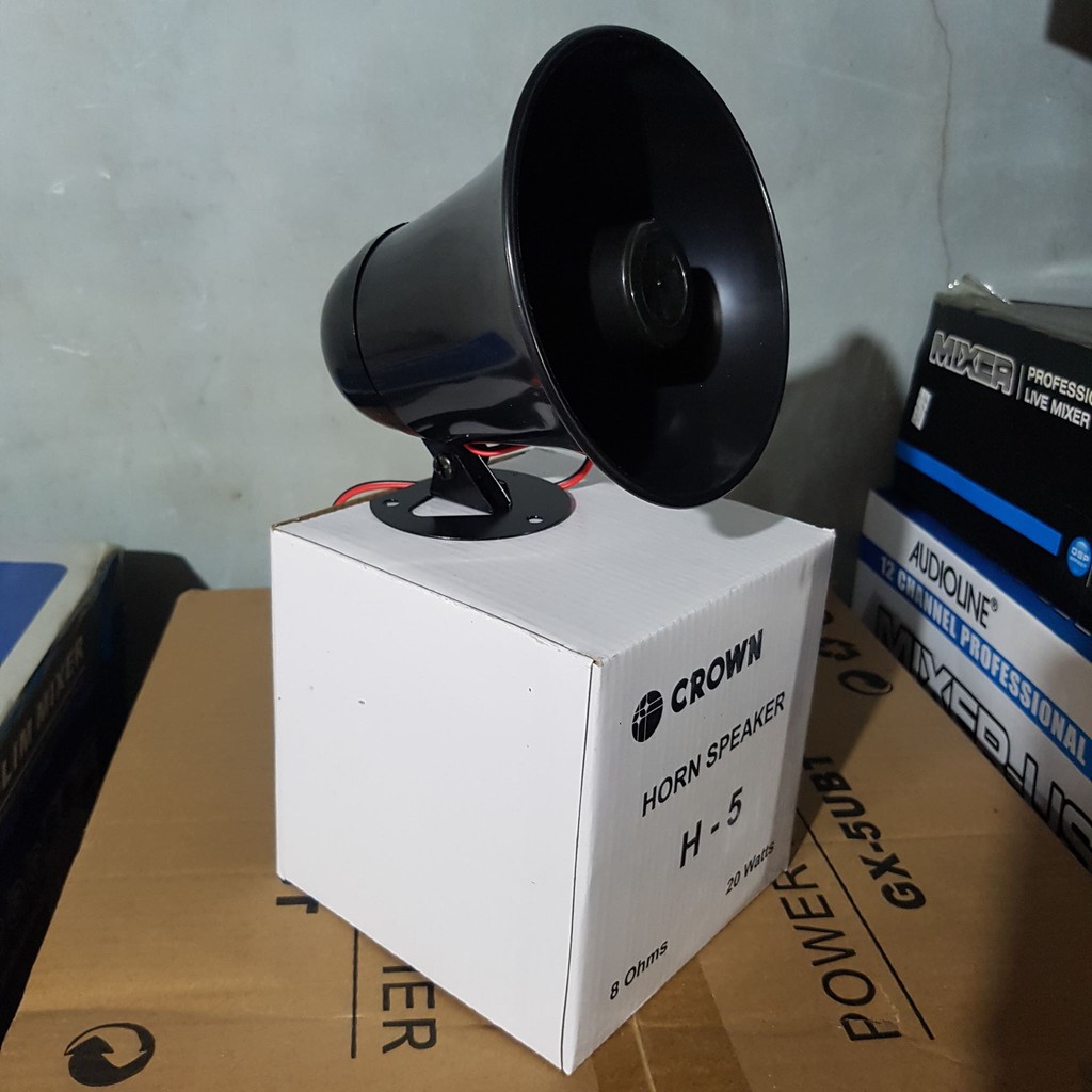 crown horn speaker