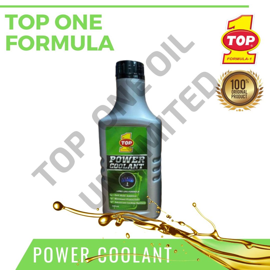 Top One Formula Long Life Radiator Power Coolant (Green) 500 ml Shopee Philippines