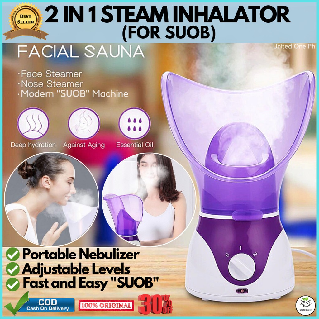 2 in 1 Suob/Tuob Portable Steam Nebulizer for Beauty Moisturizing