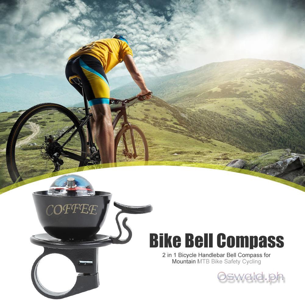 bicycle bell with compass