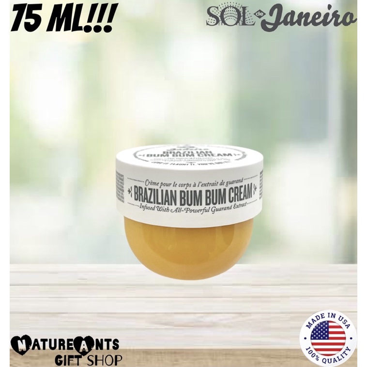 [SOL DE JANEIRO] Brazilian Bum Bum Body Cream (75 mL) Shopee Philippines