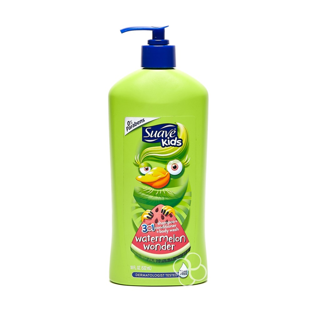 Suave Kids Watermelon Wonder 3-in-1 Shampoo 532mL | Shopee Philippines