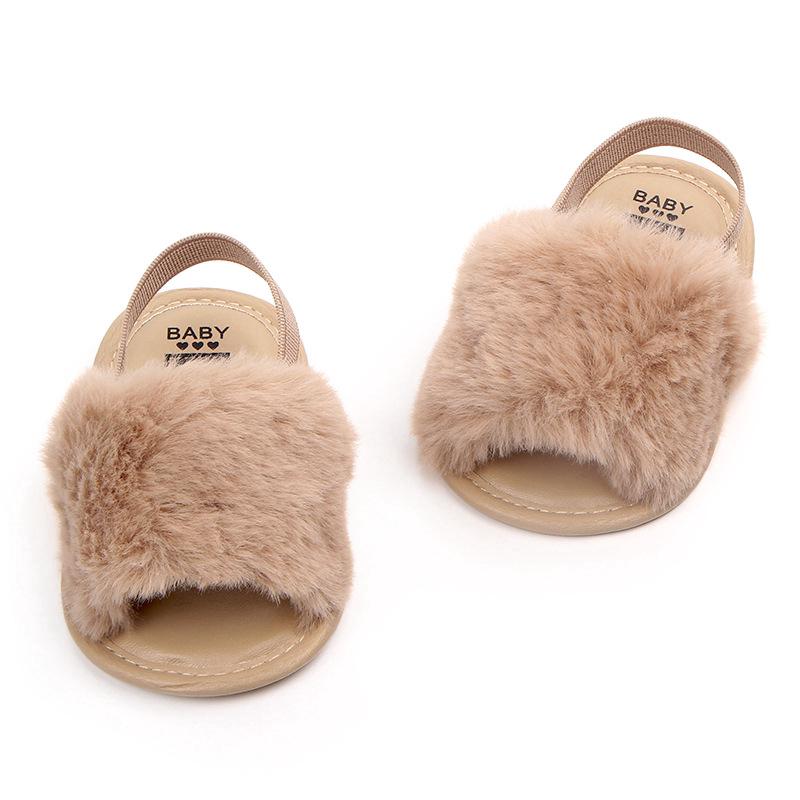 baby fur shoes