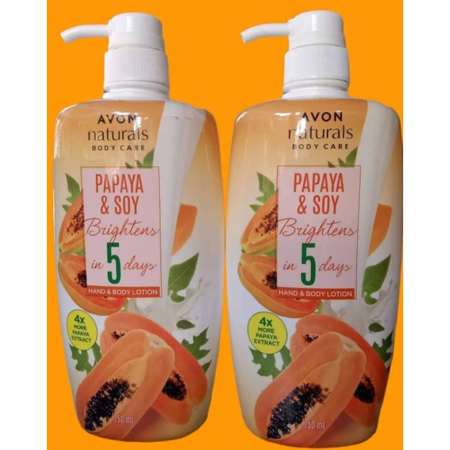 Avon Natural Papaya Whitening Lotion Shopee Philippines