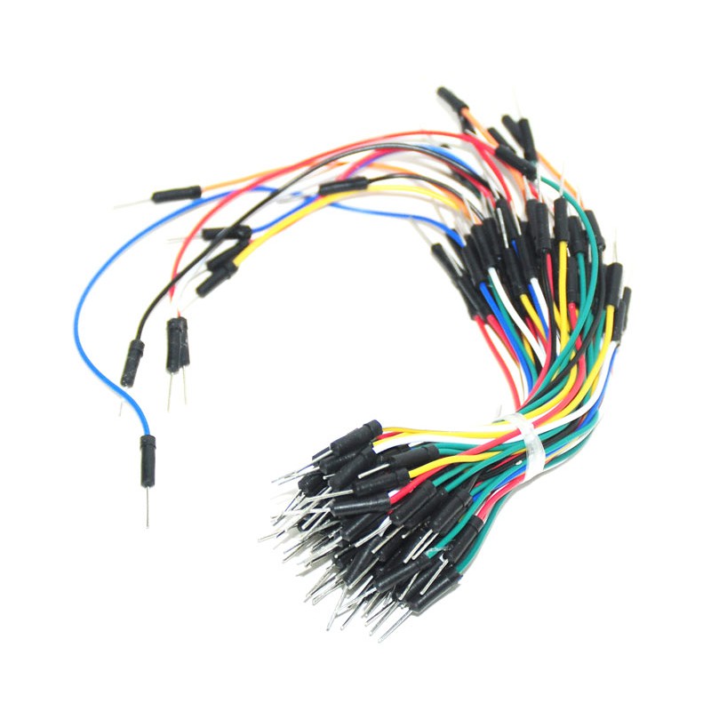 65Pcs MaleMale Solderless Flexible Breadboard Jumper Wires Shopee