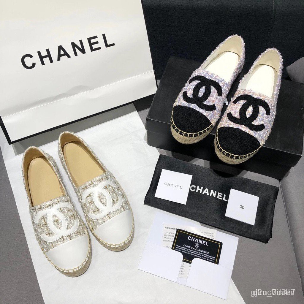 chanel slip ons