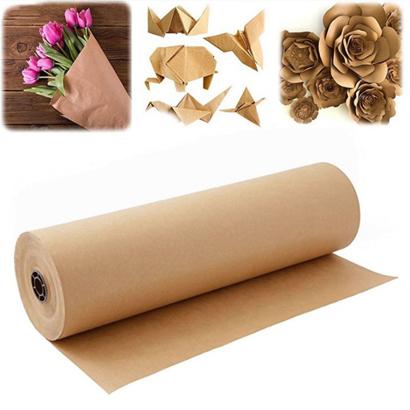 brown wrapping paper roll